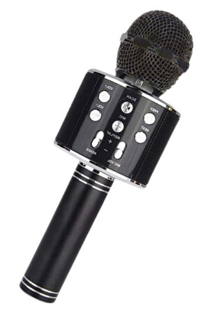 Karaoke Mikrofon Bluetooth Özellikli Mikrofon Bluetooth Aux USB Mikrofon Hoparlör