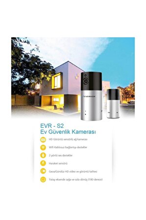 Evervox EVR-S2 Wifi Kablosuz Bebek Kamerası