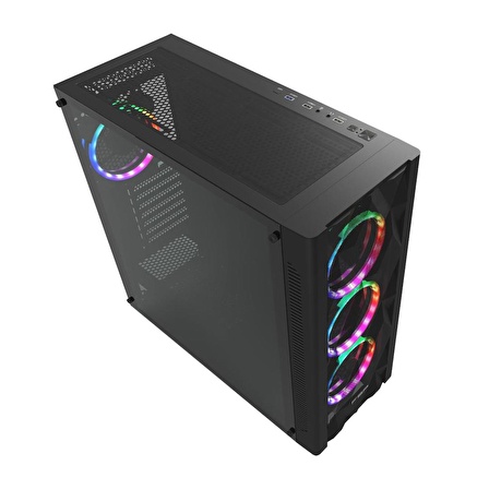 FSP 650W CMT395A Gaming Mid-Tower PC Kasası