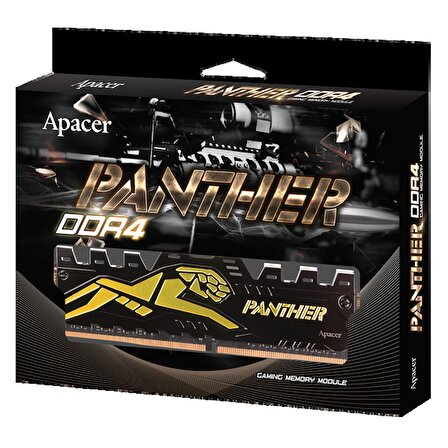 Apacer Panther-Golden 16 GB (1x16GB) 3600 Mhz CL18 DDR4 Gaming RAM (AH4U16G36C25Y7GAA-1)