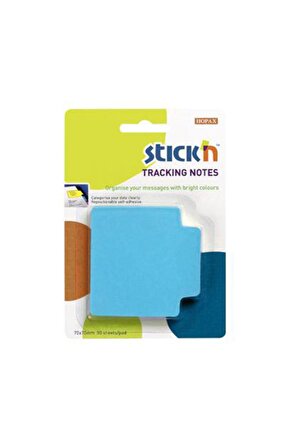 Gıpta Stickn Neon Mavi Tracking Notes 70X70 50 Yaprak Not Kağıdı