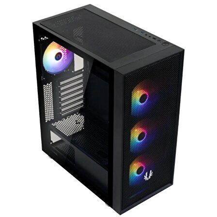 BitFenix ARES 600W 80+ Tempered Glass USB 3.0 Mesh FRGB ATX Siyah Kasa