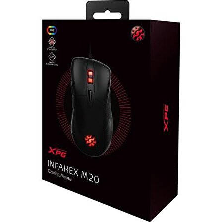 Adata XPG Infarex M20 Omron Switch 5000DPI Optik RGB Oyuncu Mouse