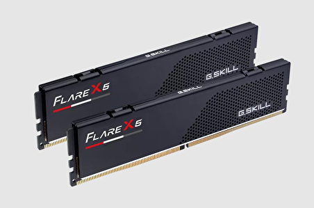 GSKILL Flare X5 DDR5-6000Mhz CL36 32GB (2X16GB) DUAL (36-36-36-96) 1.35V AMD EXPO Teknoloji Ram F5-6000J3636F16GX2-FX5