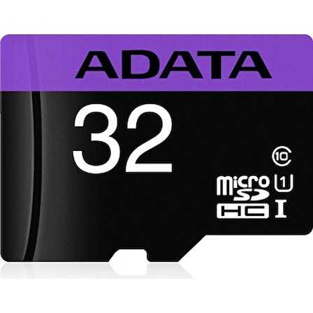 Adata Premier 32GB 80MB/s microSDHC UHS-I Class10 Hafıza Kartı + Adaptör AUSDH32GUICL10-RA1 OUTLET