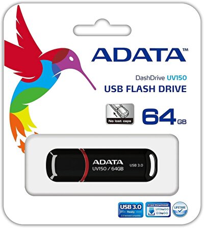Adata USB Bellek 3.2 64GB AUV150-64G-RBK