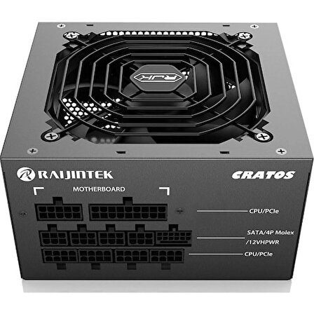 Raijintek Cratos ATX 3.0 850W 80+ GOLD PCIe 5.0 Full Moduler ATX Güç Kaynağı (RJ-0R30B00007)
