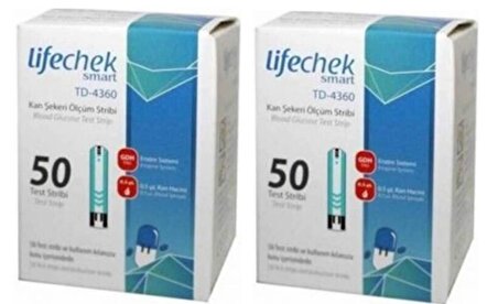 LifeChek Smart TD-4360 Kan Şekeri Ölçüm Çubuğu - 100 strip