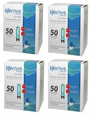 LifeChek Smart TD-4360 Kan Şekeri Ölçüm Çubuğu - 200 strip