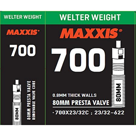 MAXXIS WELTER WEIGHT 700x2332C PRESTA 80mm İÇ LASTİK