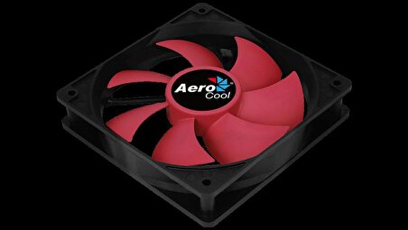 Aerocool Ae Cffr120Prd Force 12Cm Pwm 4Pin Kırmızı Sessiz Fan / Aerocool