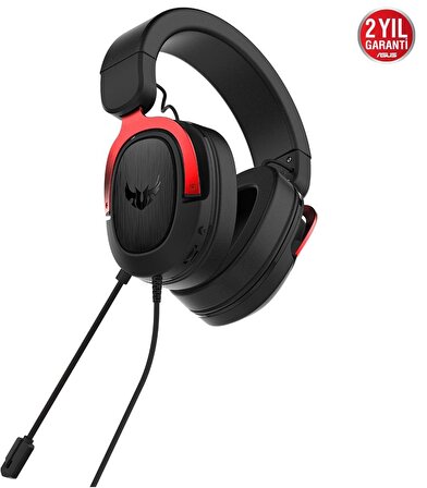 Asus Tuf Gaming H3 Mikrofonlu Stereo Gürültü Önleyicili Oyuncu Kulak Üstü Kablolu Kulaklık