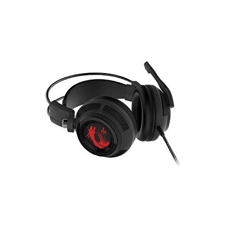 Msi Ds502 Mikrofonlu Stereo Gürültü Önleyicili Oyuncu Kulak Üstü Kablolu Kulaklık
