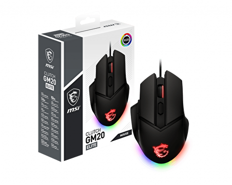 MSI CLUTCH GM20 ELITE RGB GAMING MOUSE