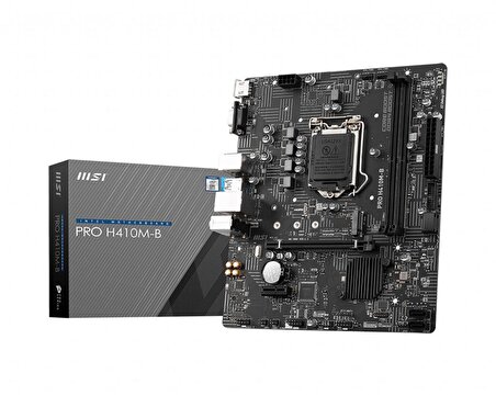 MSI Pro H410M-B Intel H410 LGA 1200 DDR4 2933 MHz Masaüstü Anakart