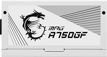 MSI MPG A750GF WHITE 750W 80+ GOLD POWER SUPPLY-BEYAZ