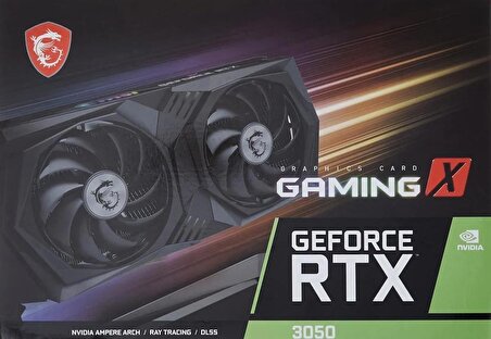 TEŞHİR MSI GEFORCE RTX 3050 GAMING X 8G GDDR6 128Bit NVIDIA Ekran Kartı