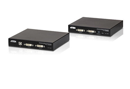 Aten CE624 150 Mt  DVI-D To CAT Dual Link USB 1920x1080 DVI-D ESD Mesafe Uzatma Cihazı