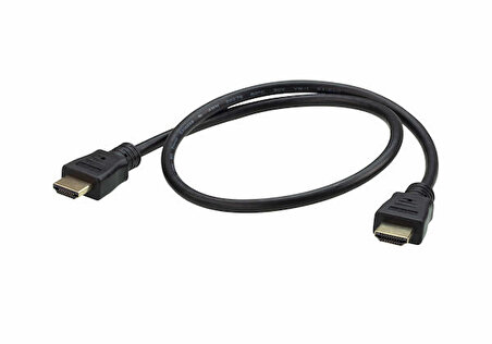 Aten 2L-7DA6H 0.6 Mt HDMI Erkek-Erkek 4K 4096x2160 High Speed with Ethernet Bağlantılı Erkek-Ekek HDMI Kablo