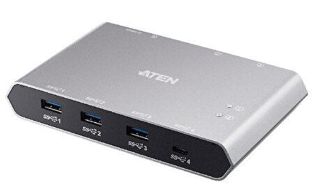 Aten US3342 2 Port USB C Gen 2 Paylaşım Switch Power-Through Özellikli