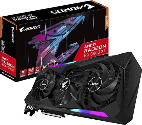 Gigabyte RX 6900 XT Aorus Master 16G GV-R69XTAORUS M-16GD 256 Bit GDDR6 16 GB Ekran Kartı