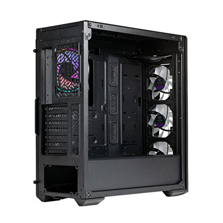 Cooler Master Masterbox 520 4 Fanlı Siyah ATX Bilgisayar Kasası