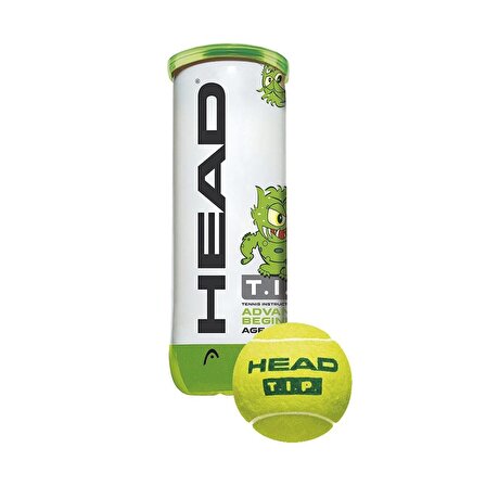 Head TIP Green 9-10 Yaş 4 Adet 3’lü Çocuk Tenis Topu Kampanyası