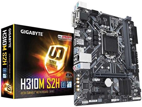 Gigabyte H310M S2H Intel H310 LGA 1151 DDR4 2666 MHz Masaüstü Anakart