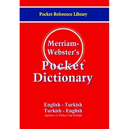 Merriam Webster's Pocket Dictionary  English - Turkish/Turkish - English
