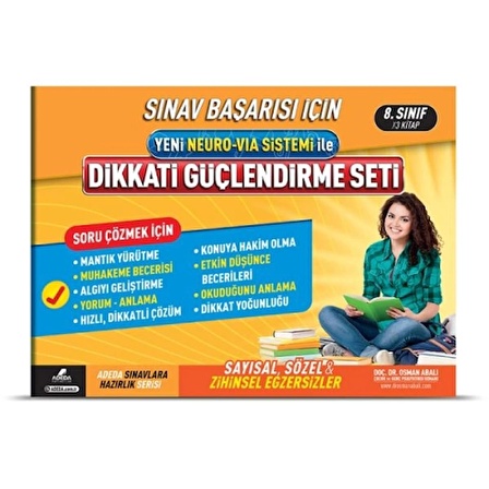 Dikkati Güçlendirme Seti 8. Sınıf 14 Yaş