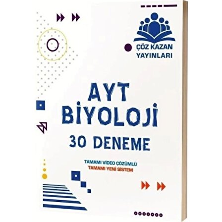 Çöz Kazan AYT Biyoloji 30 lu Deneme Sınavı (Yeni)