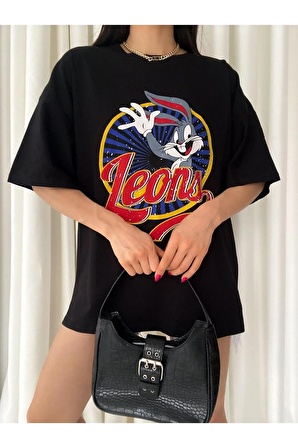 Unisex Baskılı Oversize Tshirt