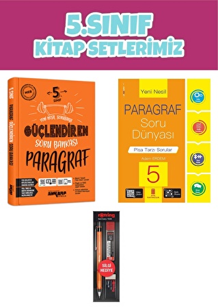 5.Sınıf Paragraf Güçlendiren Soru Bankası-Yeni Nesil Paragraf Soru Dünyası