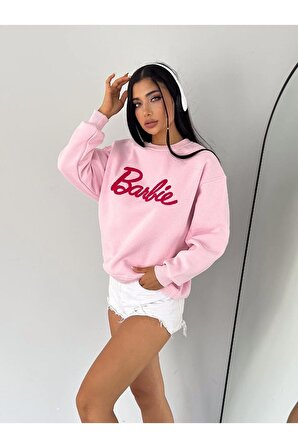 Barbie Pembe Sweatshirt