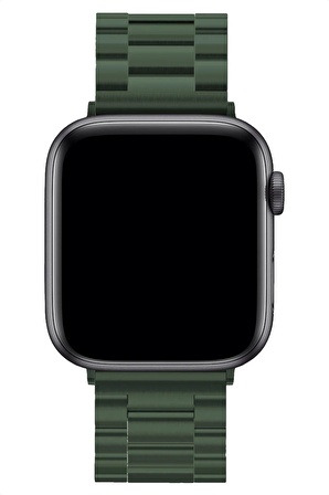 Megafox Apple Watch 2/3/4/5/6/7/8/Se/Ultra Metal Baklalı Paslanmaz Çelik Kordon 42-44-45-49Mm Uyumlu