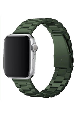 Megafox Apple Watch 2/3/4/5/6/7/8/Se/Ultra Metal Baklalı Paslanmaz Çelik Kordon 42-44-45-49Mm Uyumlu