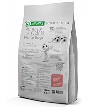 NP Superior Care White Dogs Tahılsız Somunlu Yavru Köpek Maması 1,5 kg