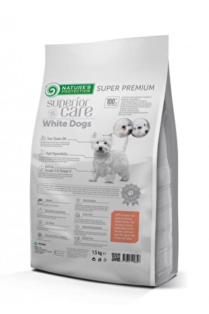 Nature's Protection Superior Care White Dogs Tahılsız Somonlu Yetişkin Beyaz Köpek Maması 1.5 Kg