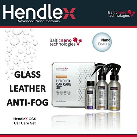 HENDLEX Car Care Set - Su İtici-Buğu Önleyici-Deri Koruma