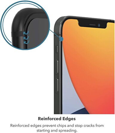 Apple iPhone 12 Pro Fuchsia Blue Nano Screen Protector