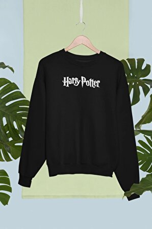 %100 Pamuk Oversize Harry Potter Tasarımlı Unisex Sweatshirt