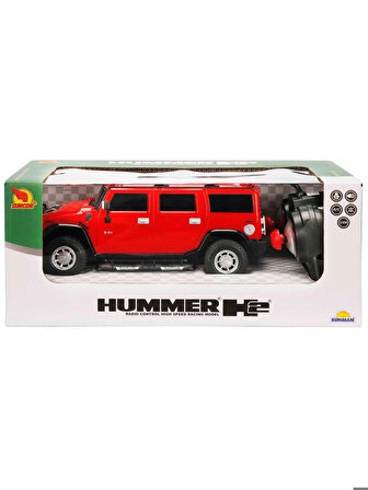 Suncom 1:24 Hummer H2 Işıklı Uzaktan Kumandalı Araba Kımızı