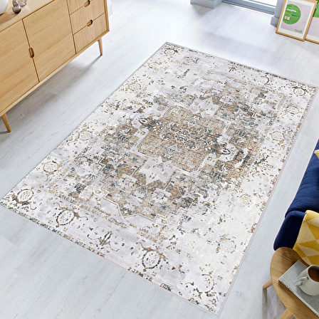 Dijital Baskı Yıkanabilir Kaymaz Taban Salon Halısı Ve Yolluk RVG1521-HT1617