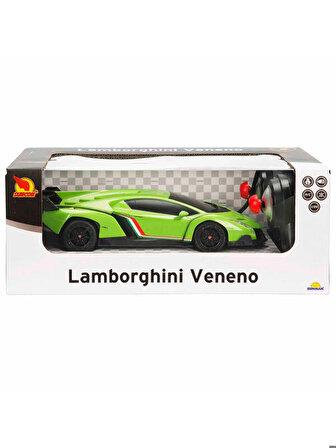 Suncom 1:24 Lamborghini Veneno Işıklı Uzaktan Kumandalı Araba Yeşil