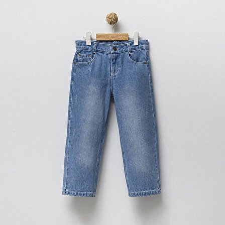 Kız Çocuk  Mavi Wide Lige Kot - Jean Pantolon