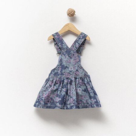 Kız Çocuk Çiçek Desenli Jile / Elbise