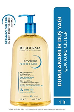 Bioderma Atoderm Atopiye Eğilimli Ciltler için Duş Yağı 1000 ml