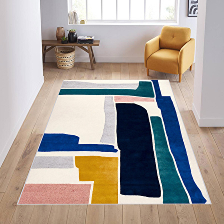 Dijital Baskı Yıkanabilir Kaymaz Taban Salon Halısı Ve Yolluk RVG0594