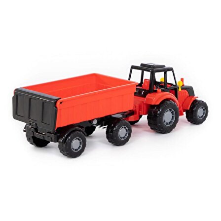 Polesie 35257 Usta Yarı Römorklu Traktör - Kırmızı