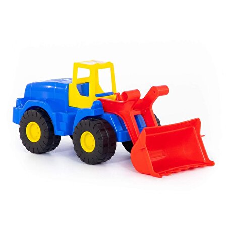 Yükleyici Traktör - Mavi-Kırmızı